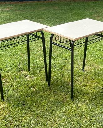 12 Banchi, seggiole, baule sogni ex scuola vintage