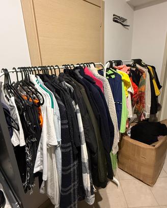 Stock vestiti 150 pezzi Zara Bershka + scarpe