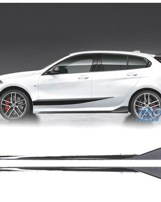 PROFILI LATERALI BMW F40 19- LOOK 135I NERO OPACO
