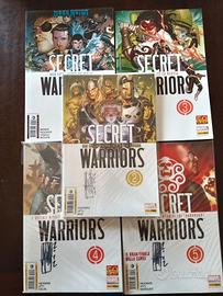 Secret Warriors Completa 1 - 5 Autografata Alessan