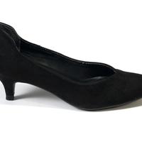 scarpe decollete'37 velluto nero
