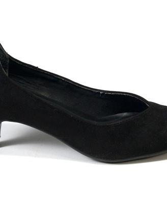 scarpe decollete'37 velluto nero