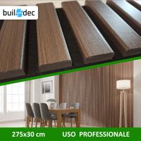 Pannelli fonoassorbenti effetto legno Akushield