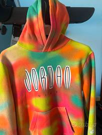 Felpa Jordan con cappuccio 10-12 anni multicolore