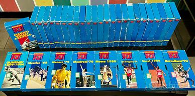 Collezione completa 30 VHS Olimpiadi 1894-1994 Rai