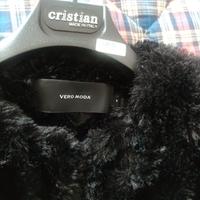 Giacca in pelliccia nera