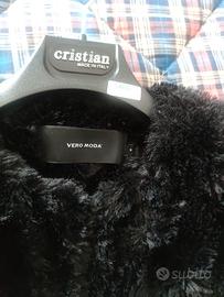 Giacca in pelliccia nera