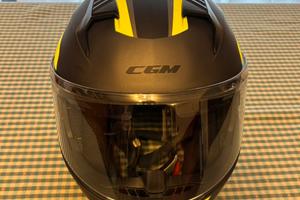 Casco modulare CGM 507 taglia M – nero/giallo fluo