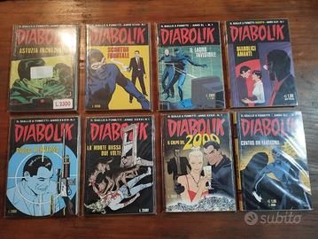 lotto fumetti Diabolik numeri 1 anni 90