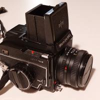Mamiya M645 + 2 lenti + 3 dorsi + accessori 
