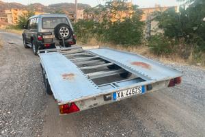 Carrello trasporto auto doppio asse