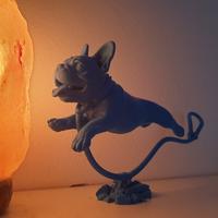 Statuina arredo Bulldog 3D