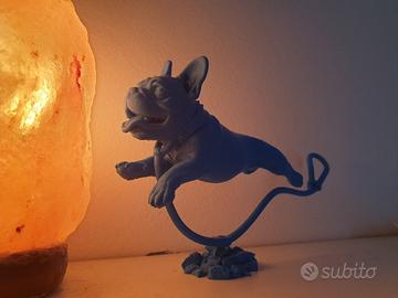 Statuina arredo Bulldog 3D
