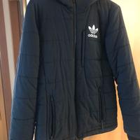 Piumino cappuccio blu