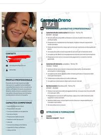 Cameriera/aiuto cuoco/barista/cassiera