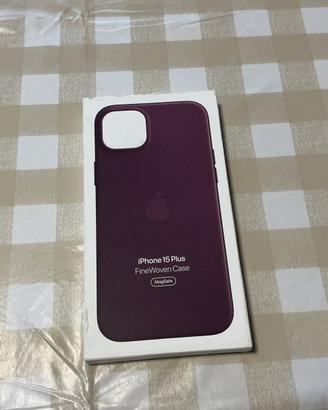 Cover originale iphone 15 plus finewoven nuova