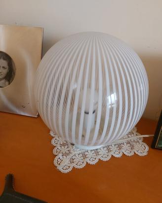Lampada Venini Sphere De Santillana serie Tessuti