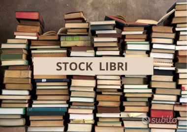 stock di 200 libri usati