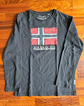 Maglia maniche lunghe bambino. Marca Napapijri