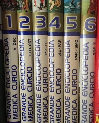 Grande enciclopedia medica curcio, 6 volumi