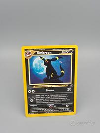Coppia Carte Pokemon Espeon Umbreon Neo Discovery