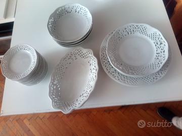 Servizio ceramica da frutta o dolce.