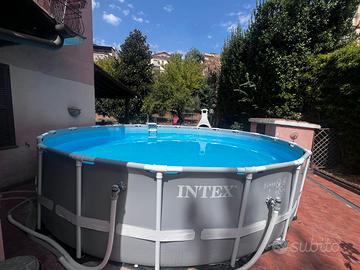 PISCINA INTEX + POMPA A SABBIA + ACCESSORI