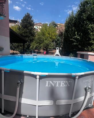 PISCINA INTEX + POMPA A SABBIA + ACCESSORI