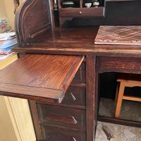Scrivania scrittoio a rullo americana antica 900