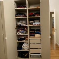 Armadio IKEA PAX con cassetti e ripiani - 100cm