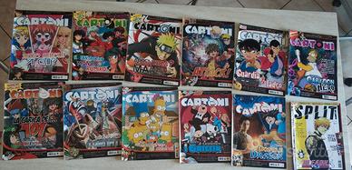 Lotto riviste "Cartoni" (Sailor moon, Naruto, Grif