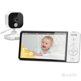 GHB Baby Monitor Video e Audio 5" 720P HD 5000mAh