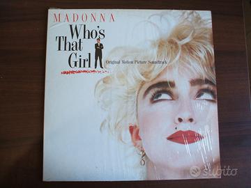 VINILE 33 GIRI  DI MADONNA WHO'S THAT GIR