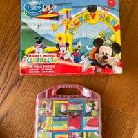 puzzle 30 pezzi e wurfel puzzle 12 pezzi topolino