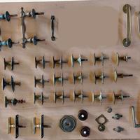 Maniglie, Pomoli, Spioncino, Ottone  Anni 50 60