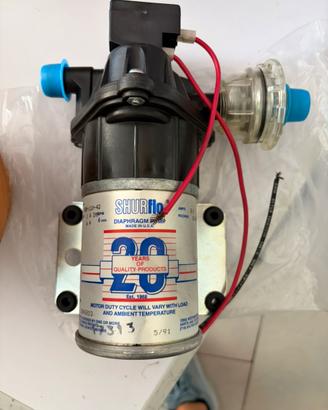 Pompa acqua camper shurflo nuova