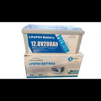 Due batterie litio nuove da 200Ah