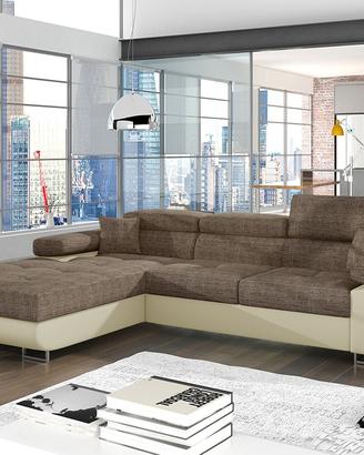 STUPENDO DIVANO LETTO ANGOLARE...!