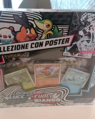 Collezione poster Pokemon Luce Nera e Fuoco Bianco