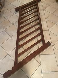 Ringhiera in legno per scala da interno