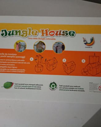 Gioco casa giungla da colorare NUOVO NUOVA CHIUSA