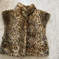 Pelliccia ecologica brums senza maniche 6 anni