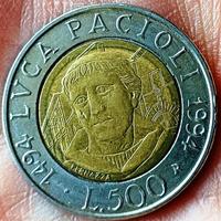 500 Lire Luca Pacioli