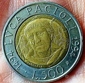 500 Lire Luca Pacioli