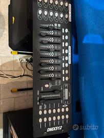 Teste rotanti e controller dmx