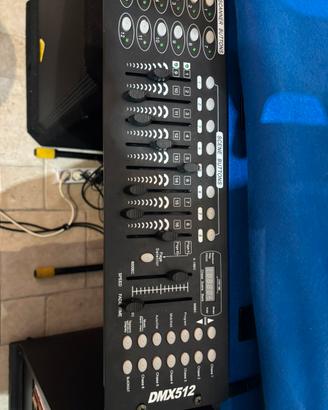 Teste rotanti e controller dmx
