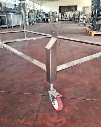 carrello industriale inox usato