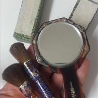 VECCHI OGGETTI TRUCCO PENNELLI SPECCHIO VINTAGE