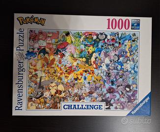 Ravensburger- Puzzle Pokemon Challenge, 1000 Pezzi