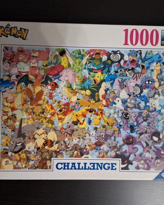 Ravensburger- Puzzle Pokemon Challenge, 1000 Pezzi